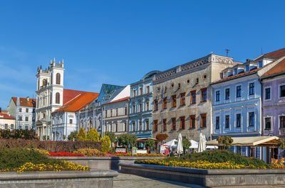 Slovak national uprising square or snp square is main square in banska bystrica, slovakia