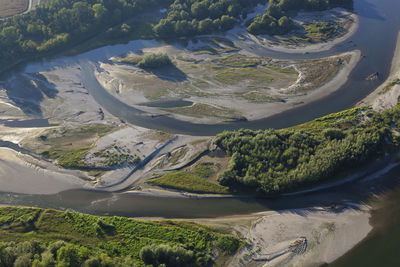 High angle view of landscape