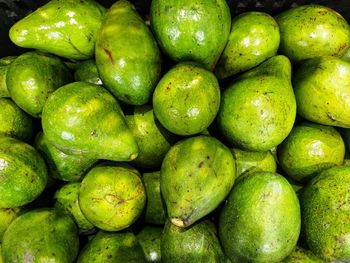 Full frame shot of avocados