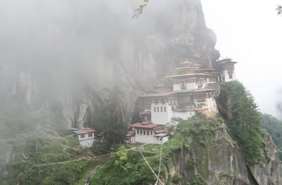 Panoramic view of a temple