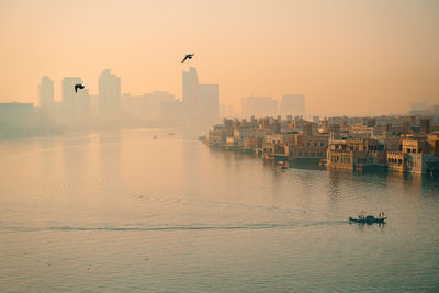 View of city at waterfront