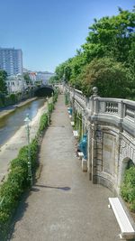 Walkway leading to building