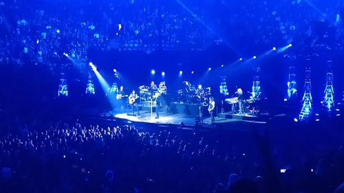 Crowd at music concert