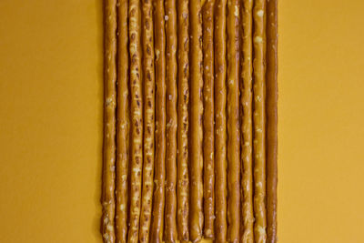 Full frame shot of yellow wall