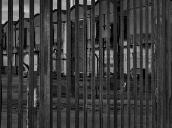 Full frame shot of metal structure