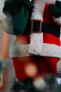 Close-up of christmas decorations
