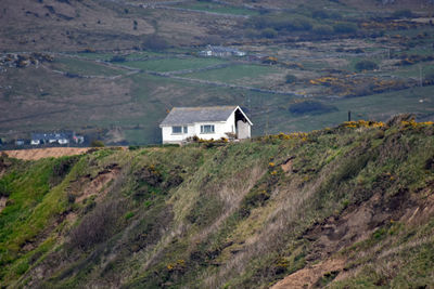 Houses on mountain