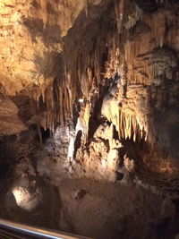 Low angle view of cave