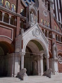 Low angle view of historical building