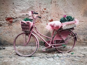 Bicycle with flower