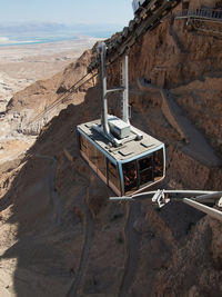 View of cable car