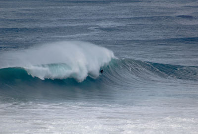 Scenic view of sea waves