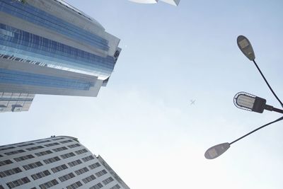 Low angle view of buildings against sky