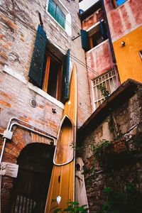 Low angle view of old building