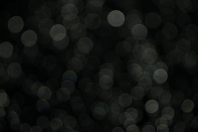 Defocused image of illuminated lights