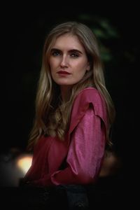 Portrait of a beautiful young woman