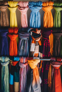 Various displayed for sale at market stall