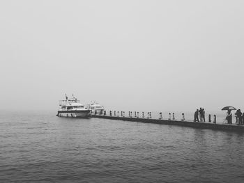 Scenic view of calm sea