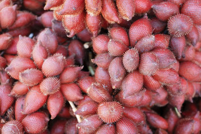 Full frame shot of strawberries