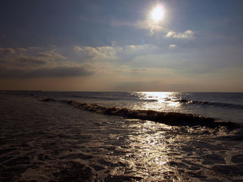 View of calm sea against the sky