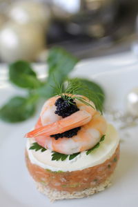 Close-up of food in plate