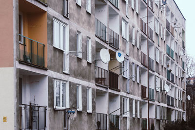 Low angle view of residential building