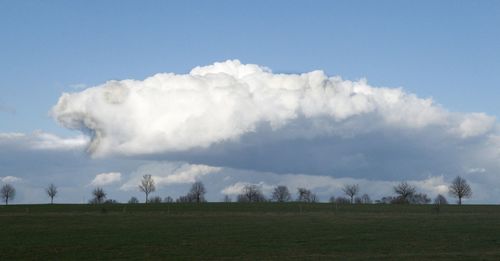 Panoramic view of landscape against sky