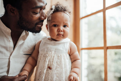 Father and daughter baby