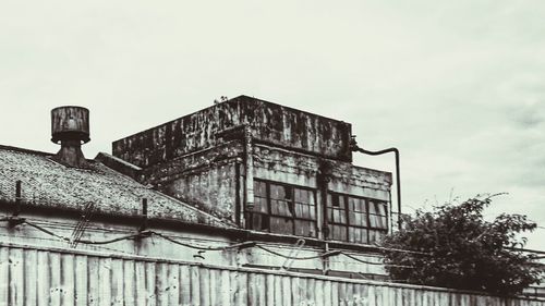 Low angle view of built structure against the sky