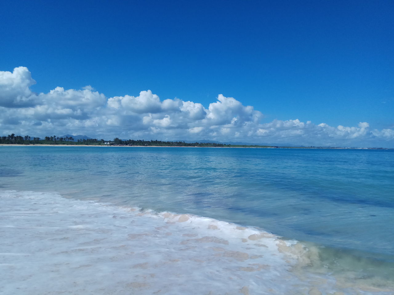 sea, sky, beauty in nature, scenics, nature, tranquility, water, tranquil scene, no people, cloud - sky, blue, outdoors, day, beach, horizon over water