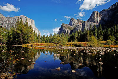 Valley view in yosemite national park, california