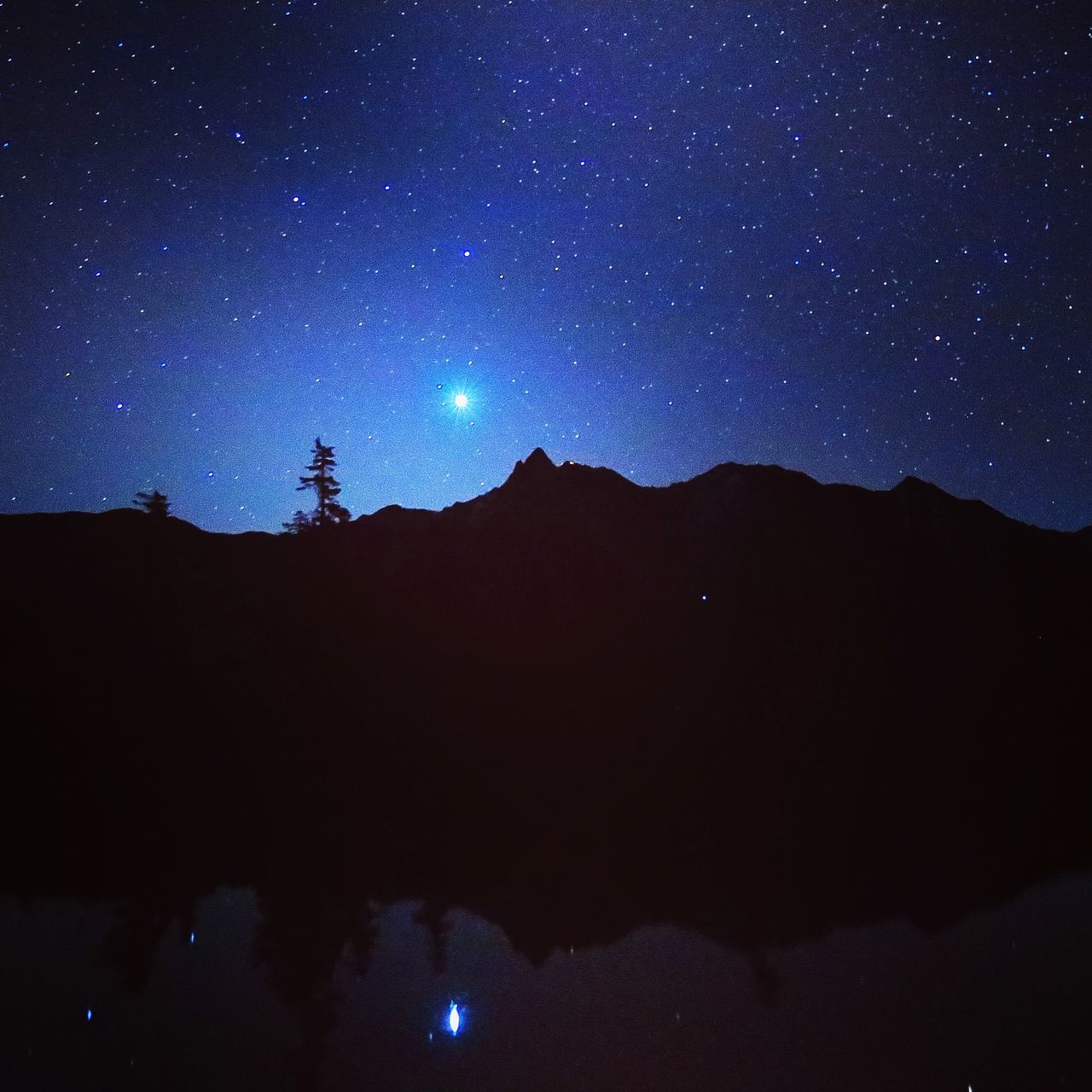 night, star - space, astronomy, star field, scenics, tranquil scene, beauty in nature, tranquility, galaxy, space, sky, star, moon, nature, mountain, majestic, idyllic, milky way, dark, silhouette