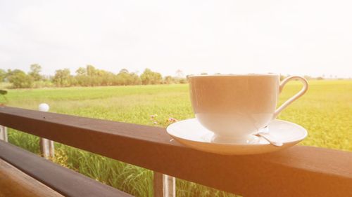 Close-up of coffee on table