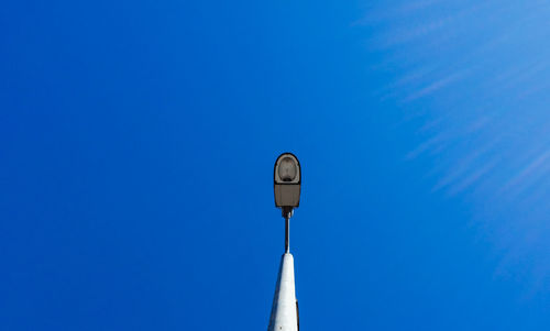 Low angle view of blue sky