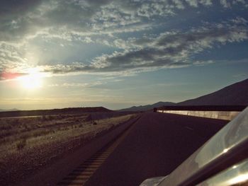 Highway against sky