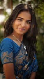 Portrait of a smiling young woman