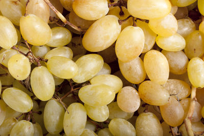 High angle view of fruits for sale