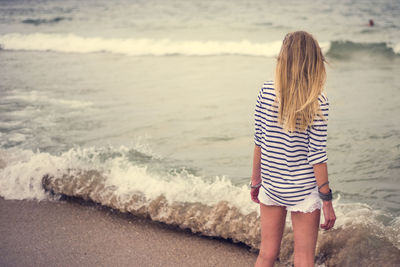 Woman on beach