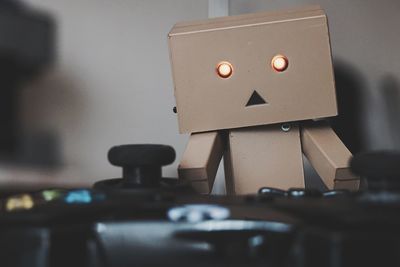 Close-up of illuminated lamp