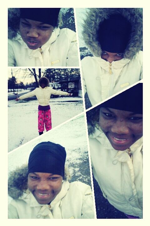 Meh in tha snow pretty but cold