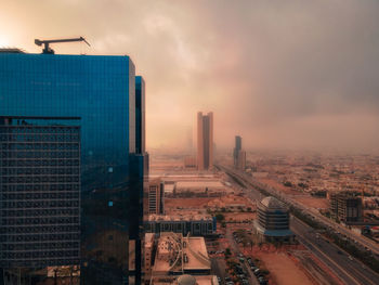 Cityscape against sky