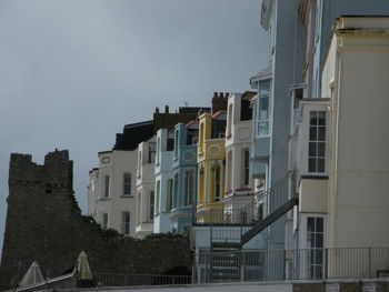 Residential buildings against sky