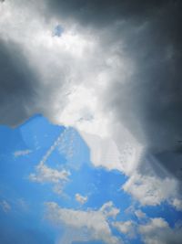 Low angle view of clouds in sky