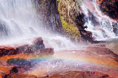 View of waterfall