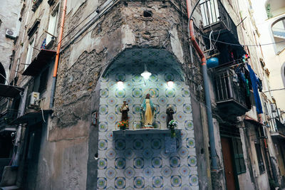 Low angle view of historic building