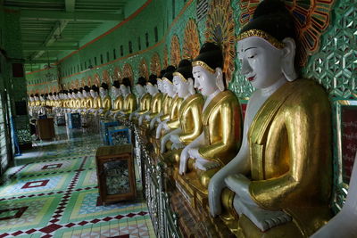 Statue of buddha in temple