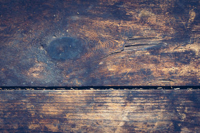 Full frame shot of weathered wood