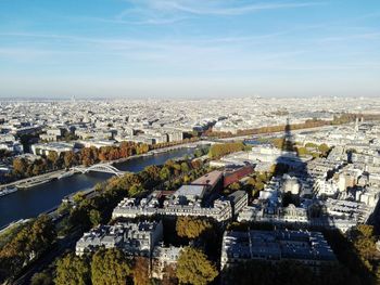 Aerial view of city