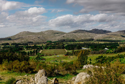 Scenic view of landscape against sky