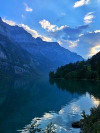 Klöntal lake after the rain